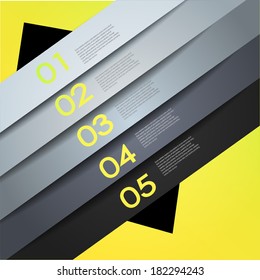 abstract number line background. Modern, clean, design template, can be used for info-graphics, numbered banners, graphic or website layout