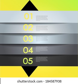 abstract number line background. Modern, clean, design template, can be used for info-graphics, numbered banners, graphic or website layout