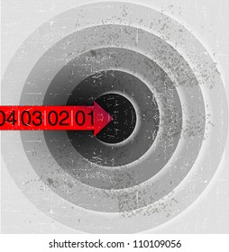abstract number line background with Old Paper. website layout vector