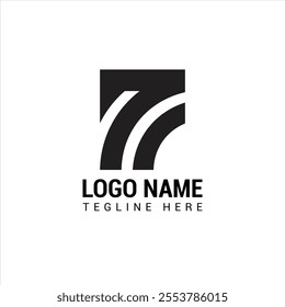 Abstract Number logo design 7
