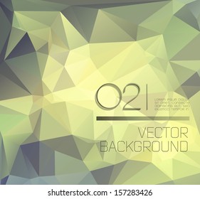 Abstract numbered background with polygons, can be used for website, info-graphics