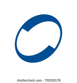 Abstract O initial letter  logo design template vector