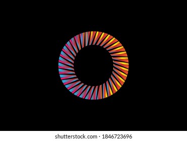 Abstract O Letter Logo Vector Design Initial Letter O Logo Design
