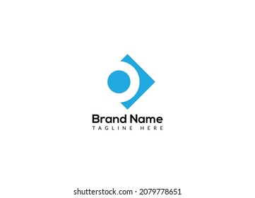 Resumen O letra diseño de logotipo inicial moderno