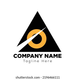 Abstract O letter modern initial lettermarks logo design