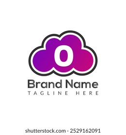 Abstract O letter modern initial lettermarks logo design	