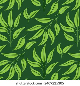 Abstract Oasis: Patterns That Create a Refreshing Visual Escape Leaf Pattern