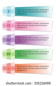 abstract object presentation info graphic 