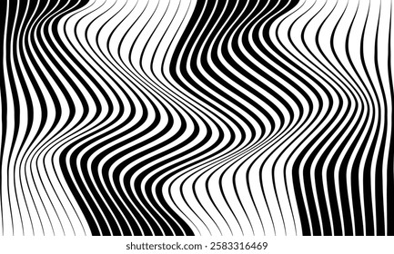 abstract oblique edgy wave line pattern suitable for background.