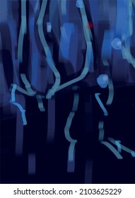 abstract ocean backgorund blue texture bottom sea water