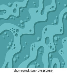 abstract ocean background vector for decoration on summer holiday theme concept.