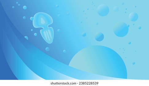 Abstract ocean background. Vector design