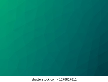 Abstract ocean color polygonal background of geometric shapes. Retro triangle background. Colorful mosaic pattern. Geometric background in Origami style with gradient.  Low poly background of triangle