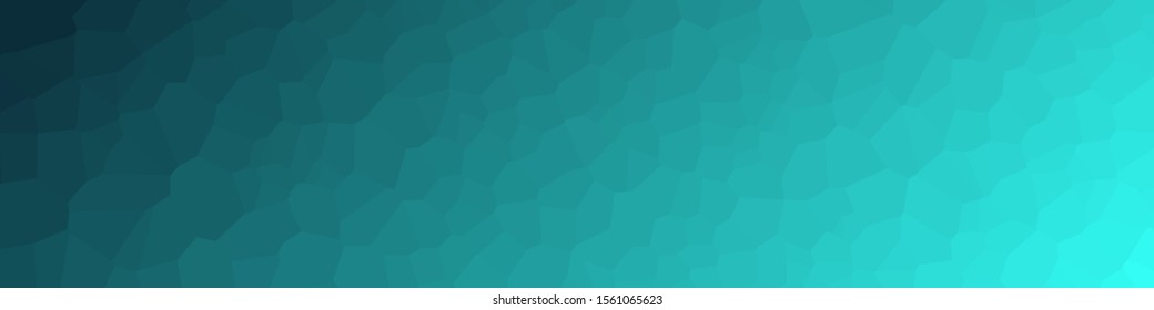 Abstract Ocean Delaunay Voronoi trianglify Generative Art background illustration