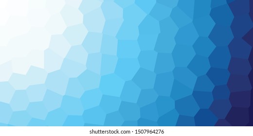 Abstract Ocean Gradient Delaunay Voronoi trianglify Generative Art background illustration