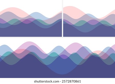 Abstract ocean seascape 