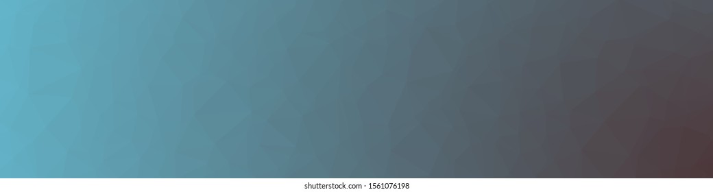 Abstract Ocean Voronoi trianglify Generative Art background illustration