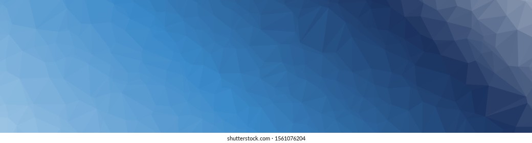 Abstract Ocean Voronoi trianglify Generative Art background illustration