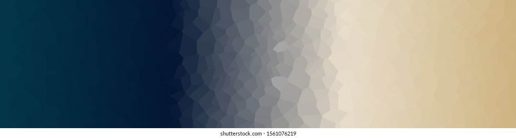 Abstract Ocean Voronoi trianglify Generative Art background illustration