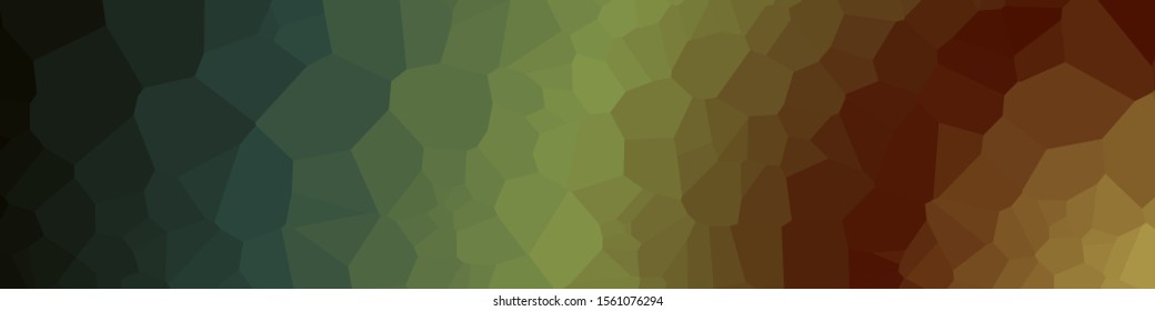 Abstract Ocean Voronoi trianglify Generative Art background illustration