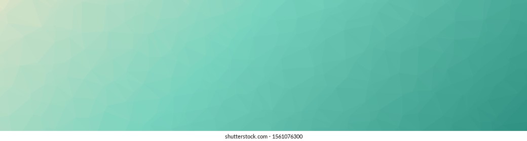 Abstract Ocean Voronoi trianglify Generative Art background illustration