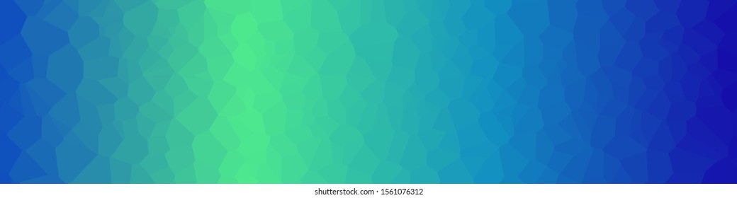 Abstract Ocean Voronoi trianglify Generative Art background illustration