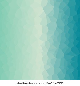 Abstract Ocean Voronoi trianglify Generative Art background illustration