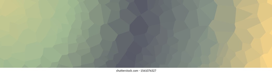 Abstract Ocean Voronoi trianglify Generative Art background illustration