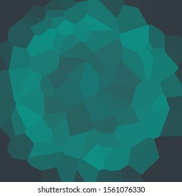 Abstract Ocean Voronoi trianglify Generative Art background illustration