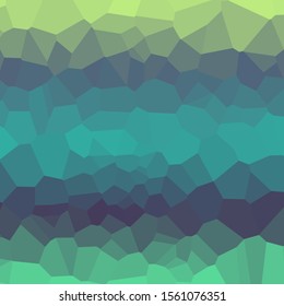 Abstract Ocean Voronoi trianglify Generative Art background illustration