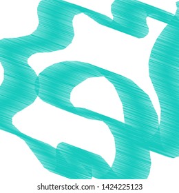 Abstract ocean wave. Vector illustration.