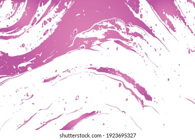 Abstract ocean waves texture use color pink or white color texture background vector illustration.