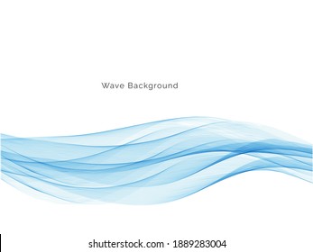 Abstract oceanic blue wave pattern background