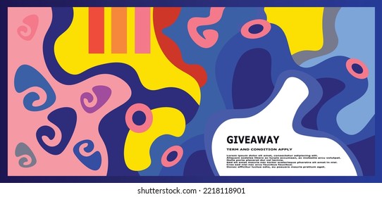 Abstract oceans liquid shape. Isolated anemon waves with geometric lines, dots, batik Indonesia pattern