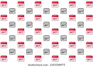 Abstract October Month Pattern Background, can be used for business designs, presentation designs or any suitable designs.