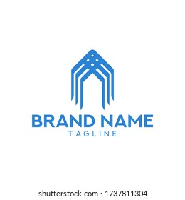 abstract octopus logo design, vector, business