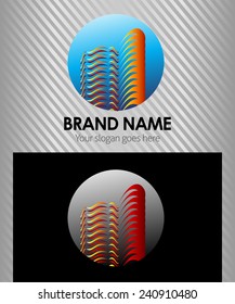 Abstract office building logo