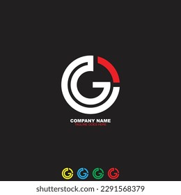 Abstract og or go logo design vector templates 