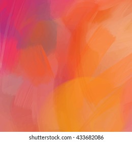 Abstract oil brush background, paintbrush decorative texture