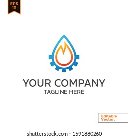 Oil Gas Initial Letter O Logo Stock Vector (royalty Free) 1681491553