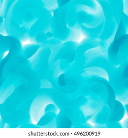 Abstract oil painting seamless pattern. Hand drawn paint brushes background.