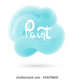 Abstract oil painting texture. Frame for your text. Hand drawn paint brushes background. 
