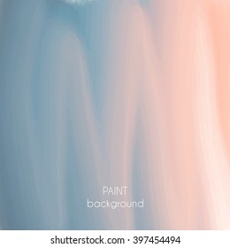 Abstract oil painting texture. Hand drawn paint brushes background. Pastel color palette.