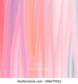 Abstract oil painting texture. Hand drawn paint brushes background. Pastel color palette.