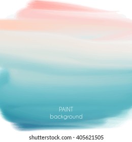 Abstract oil painting texture. Hand drawn paint brushes background. Pastel color palette.