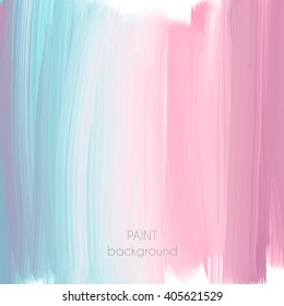 Abstract oil painting texture. Hand drawn paint brushes background. Pastel color palette.