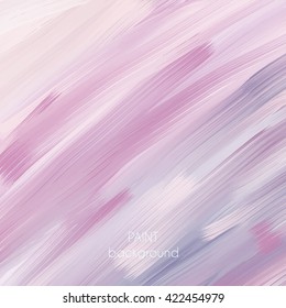 Abstract oil painting texture. Hand drawn paint brushes background. Pastel color palette.