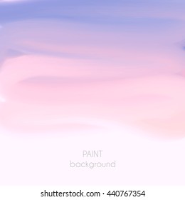 Abstract oil painting texture. Hand drawn paint brushes background. Pastel color palette.