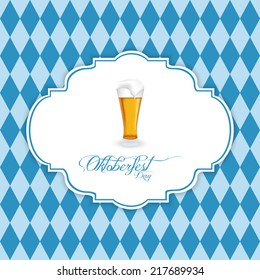 Abstract Oktoberfest background with some special objects