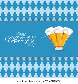 Abstract Oktoberfest background with some special objects